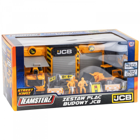 Plac Budowy JCB Garaż Koparka Dźwig Teamsterz